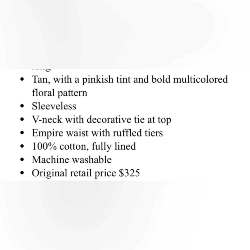 Anthro Love the label V-neck tiered ruffled maxi dress browns blues floral New S - Picture 9 of 16